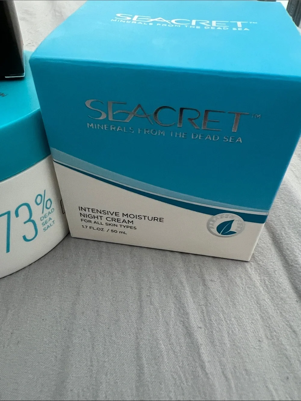Seacret mud soap,Hair & Scalp Shampoo and Intensive Moisture day and night cream